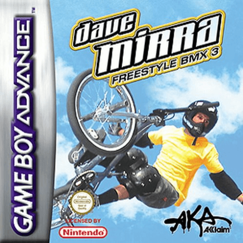 Dave Mirra Freestyle BMX 3 box art for GameBoy Advance